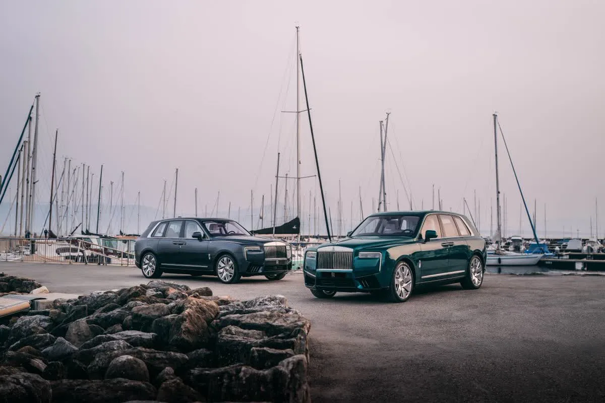 2026 Rolls-Royce Cullinan Yachting North and South commissions parked at marina
