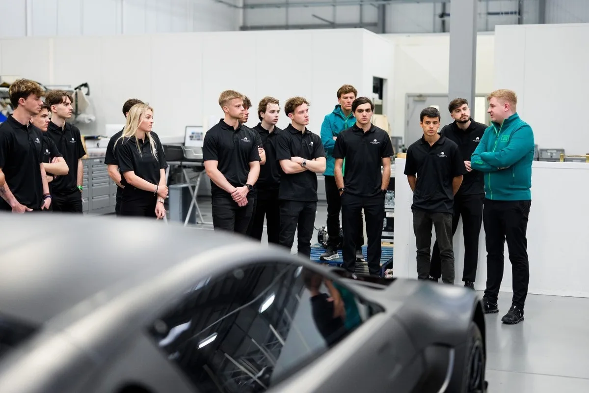 2026 Aston Martin Racing Driver Academy motorsport image with Vantage race cars