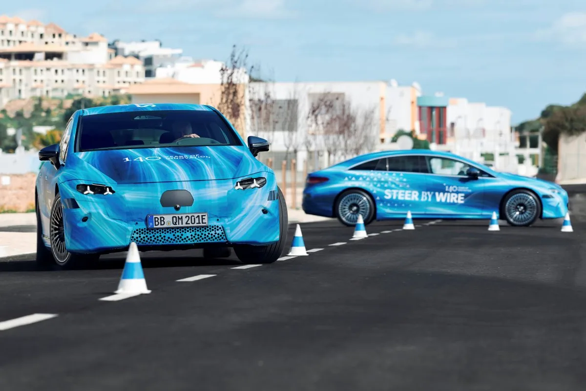 Steer-by-wire becomes reality in the new EQS