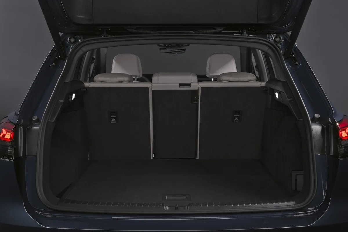 Audi Q4 e-tron boot and rear seatbacks