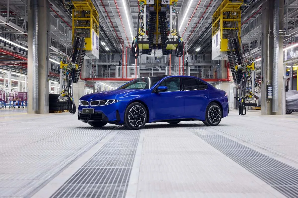 BMW Group Plant Munich undergoing a 650 million euro transformation into a fully electric manufacturing hub for the new i3 and Neue Klasse vehicle range.