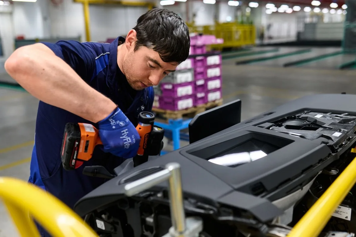 BMW Group Plant Munich undergoing a 650 million euro transformation into a fully electric manufacturing hub for the new i3 and Neue Klasse vehicle range.