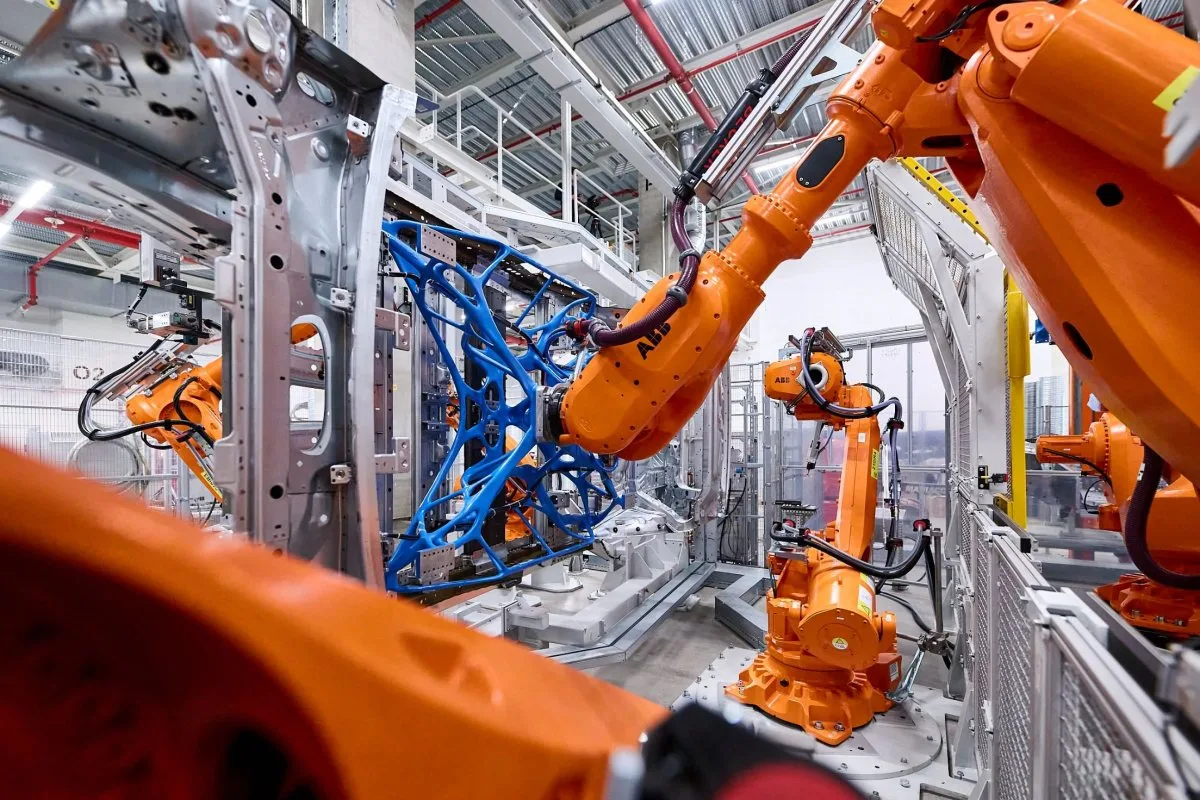 BMW Group Plant Munich undergoing a 650 million euro transformation into a fully electric manufacturing hub for the new i3 and Neue Klasse vehicle range.