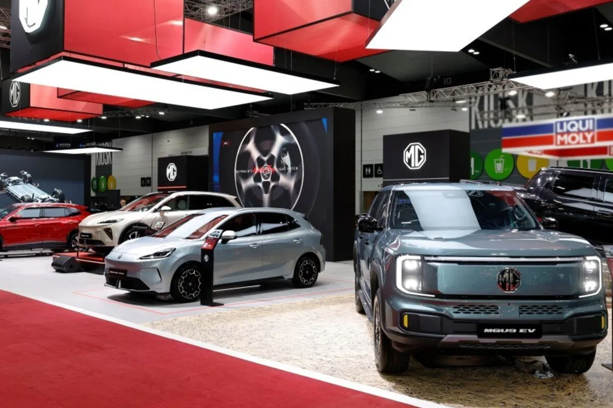 MG4 stand melbourne motorshow