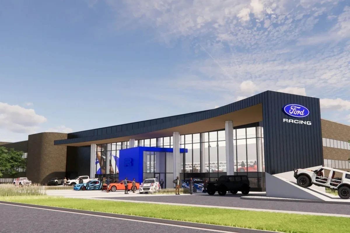 Modern collaborative workspace rendering for Ford World Headquarters South