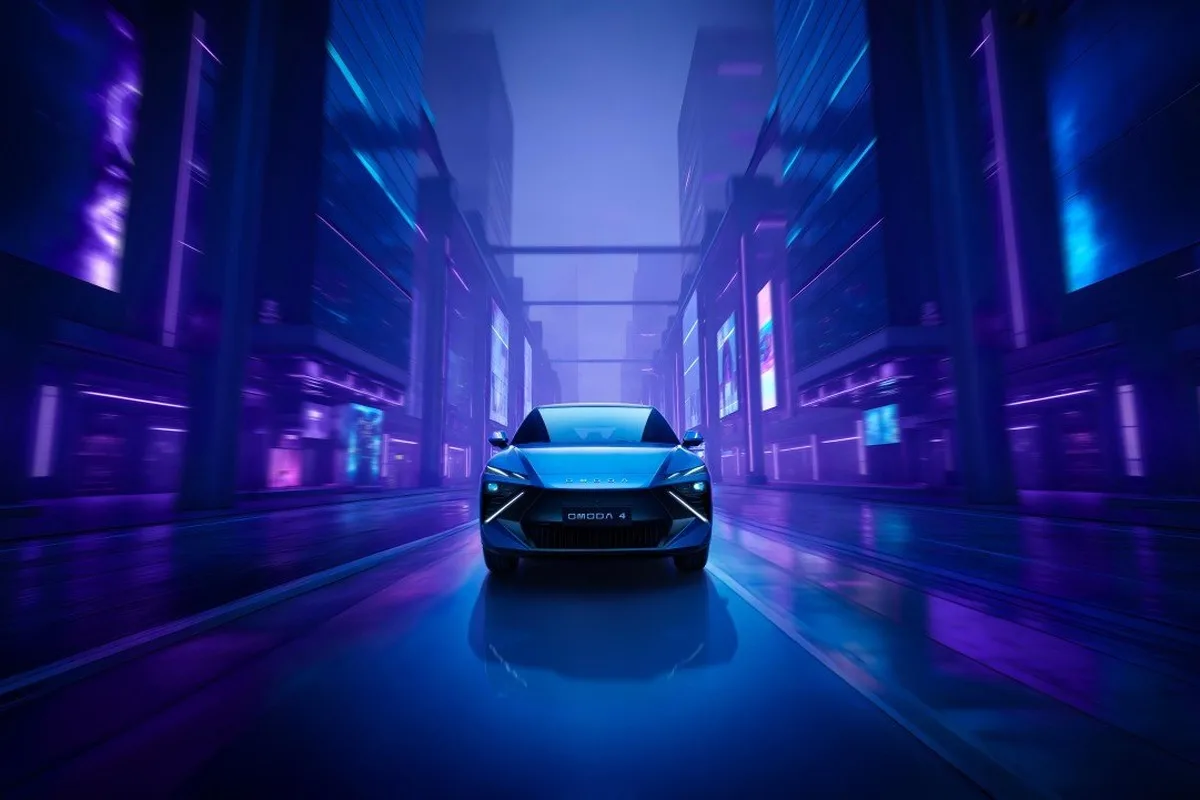 2026 Omoda Jaecoo technology display at Beijing Auto Show