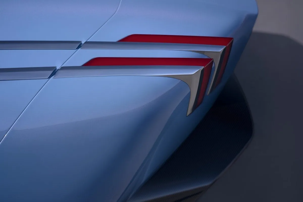 2028 Rolls-Royce Project Nightingale front three quarter view on reflective surface