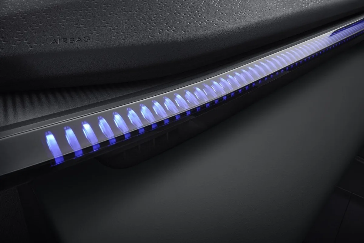 2026 Zeekr X interior ambient lighting detail