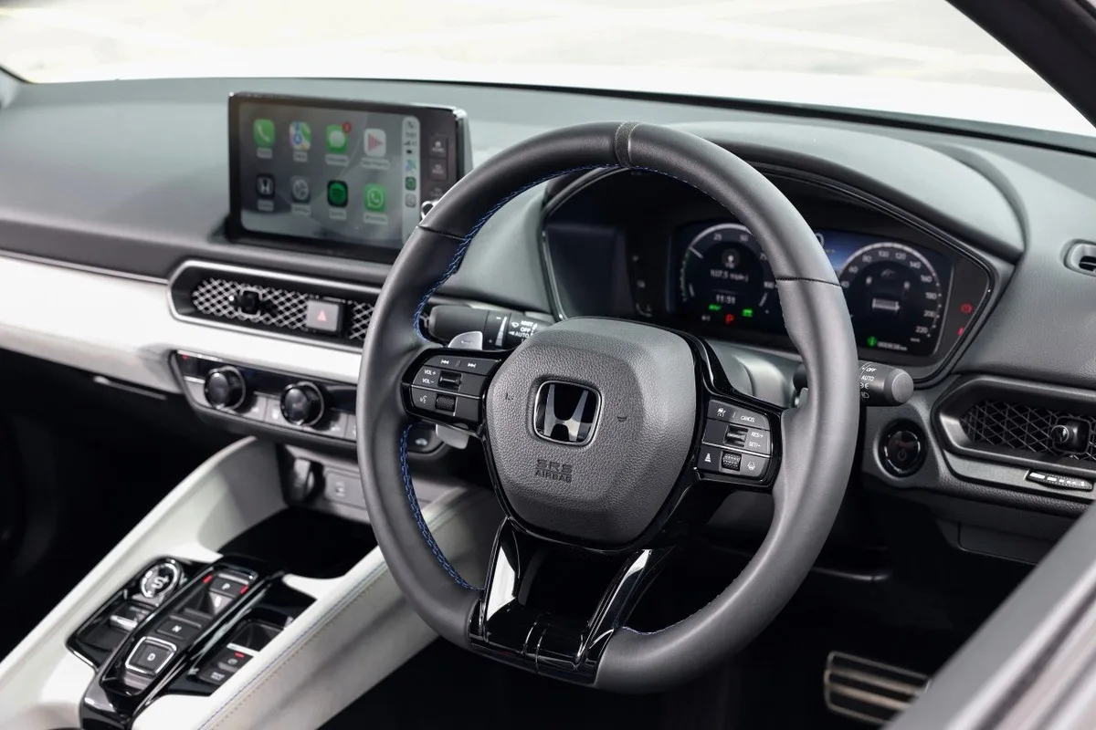 Honda Prelude right-hand-drive interior dashboard and steering wheel