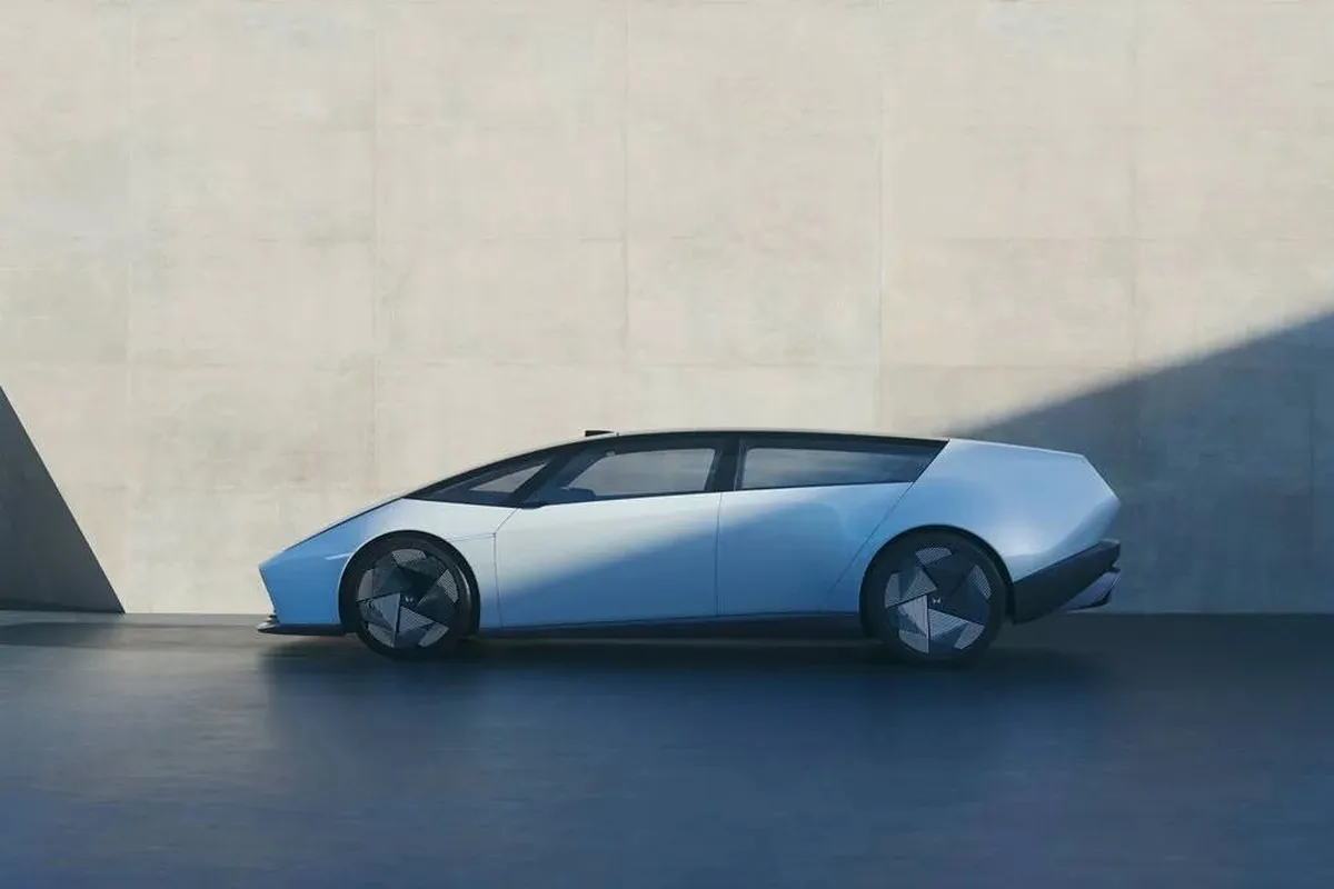 Honda 0 Series Saloon concept from the EV programme Honda has now cut back.
