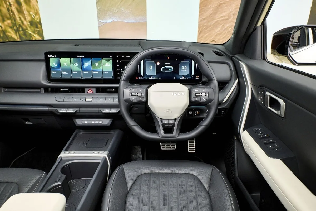 All-new Kia Seltos right-hand-drive cockpit with twin 12.3-inch displays