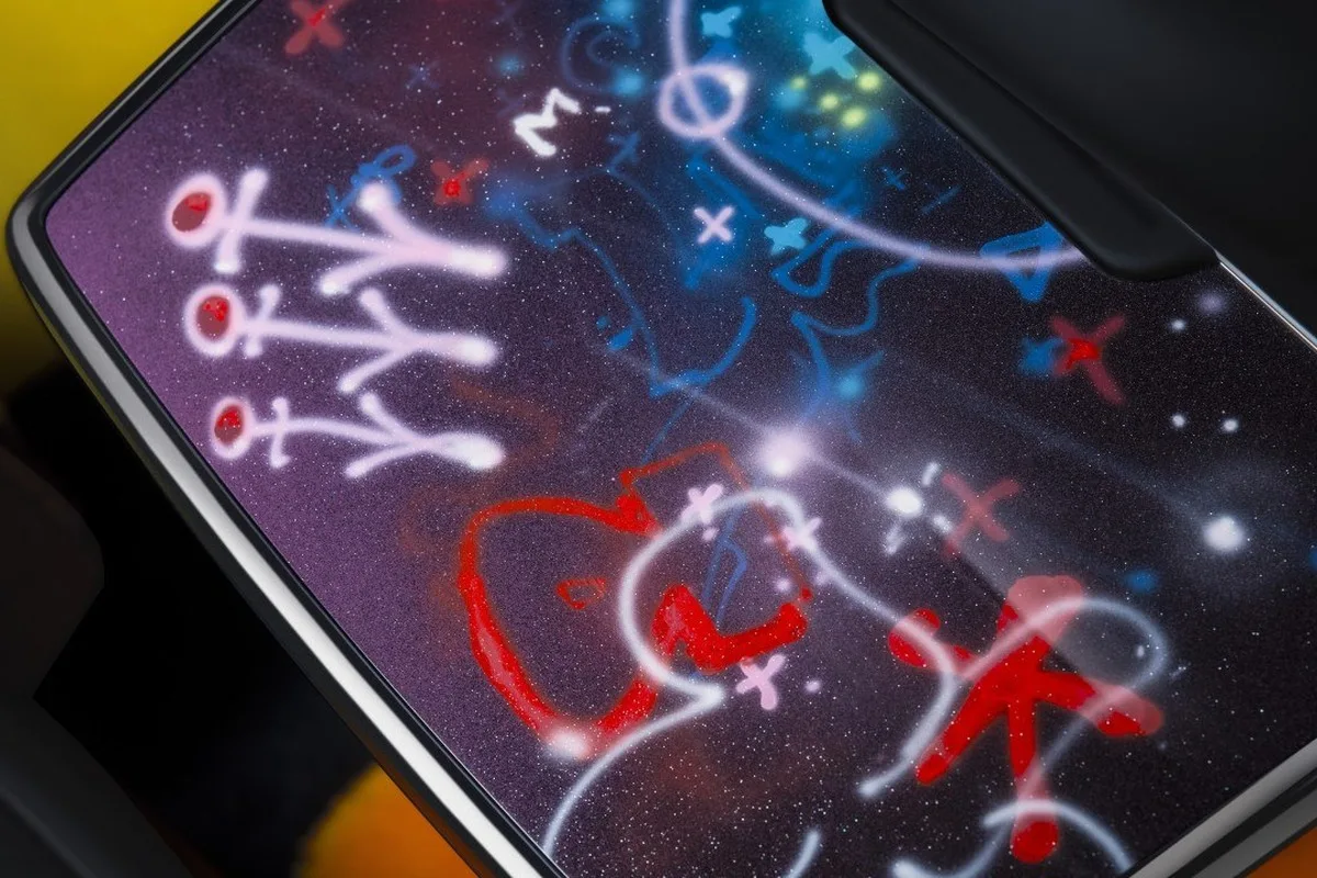 Cyril Kongo artwork detail on a Rolls-Royce Black Badge Cullinan interior surface.