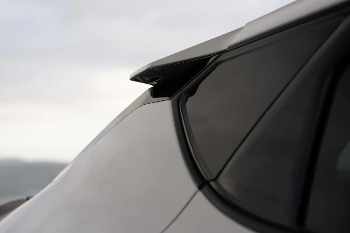 2026 Kia EV6 GT rear pillar and spoiler detail