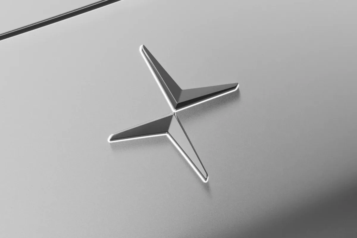 Polestar badge detail on the bonnet of a 2027 Polestar 4
