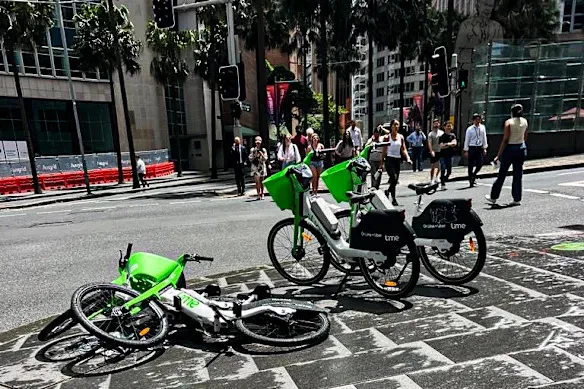 ebike dumped