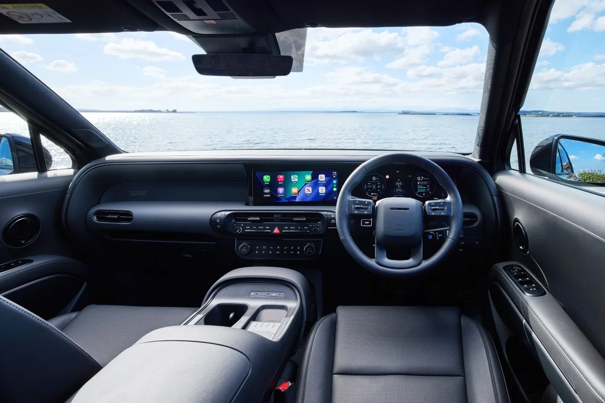 Hyundai Palisade XRT Pro cabin with twin 12.3-inch curved displays
