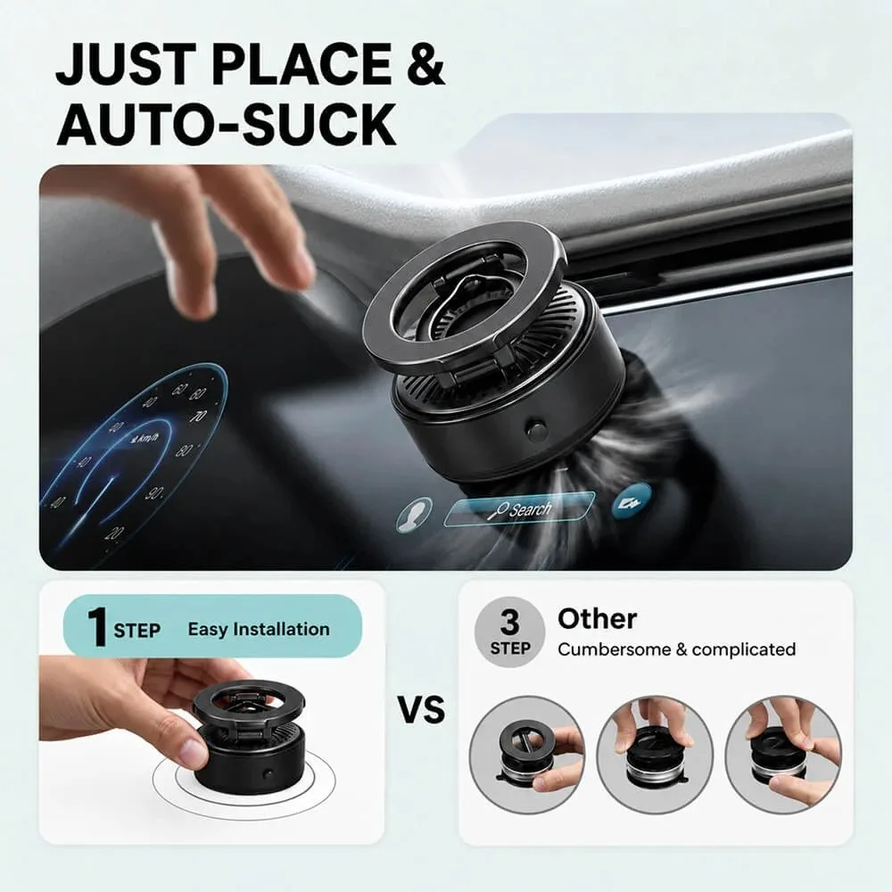 Ottocast MCM11 Flex Unboxed, a $48 Vacuum Magnetic Phone Mount
