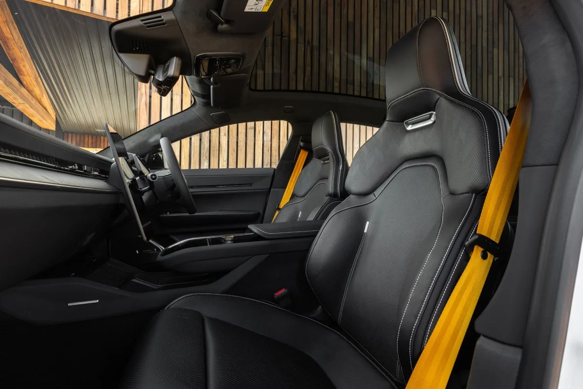 Polestar 5 Performance front sport seats