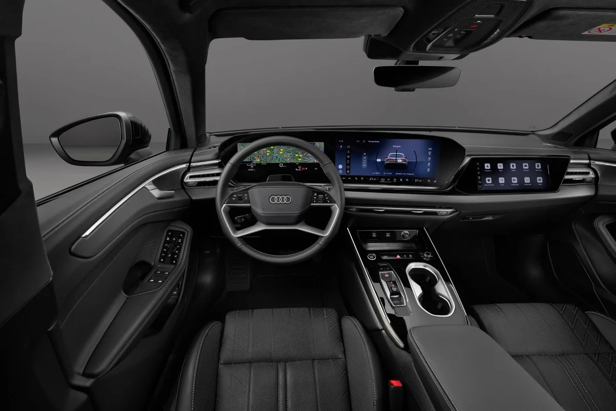 Audi A6 allroad dashboard with driver, centre and passenger screens