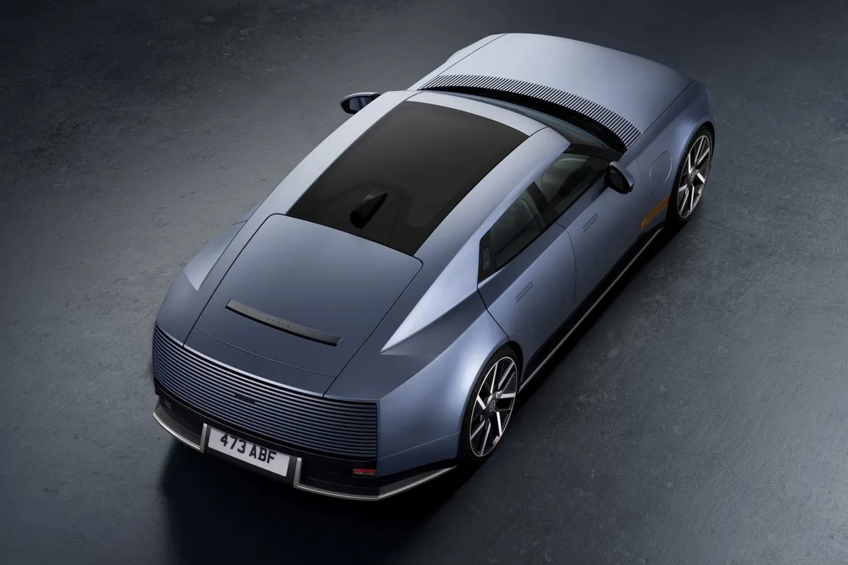Jaguar Type 01 rear from above