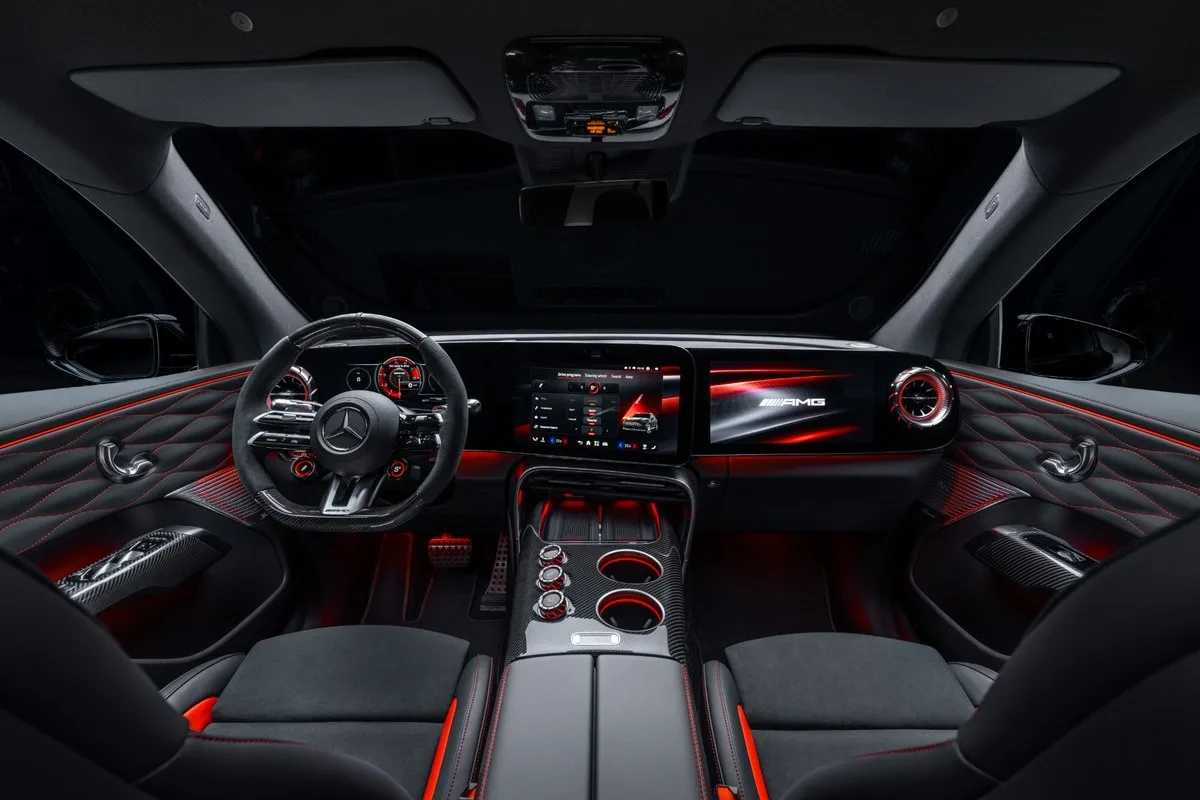Mercedes-AMG GT SUV dashboard and screens